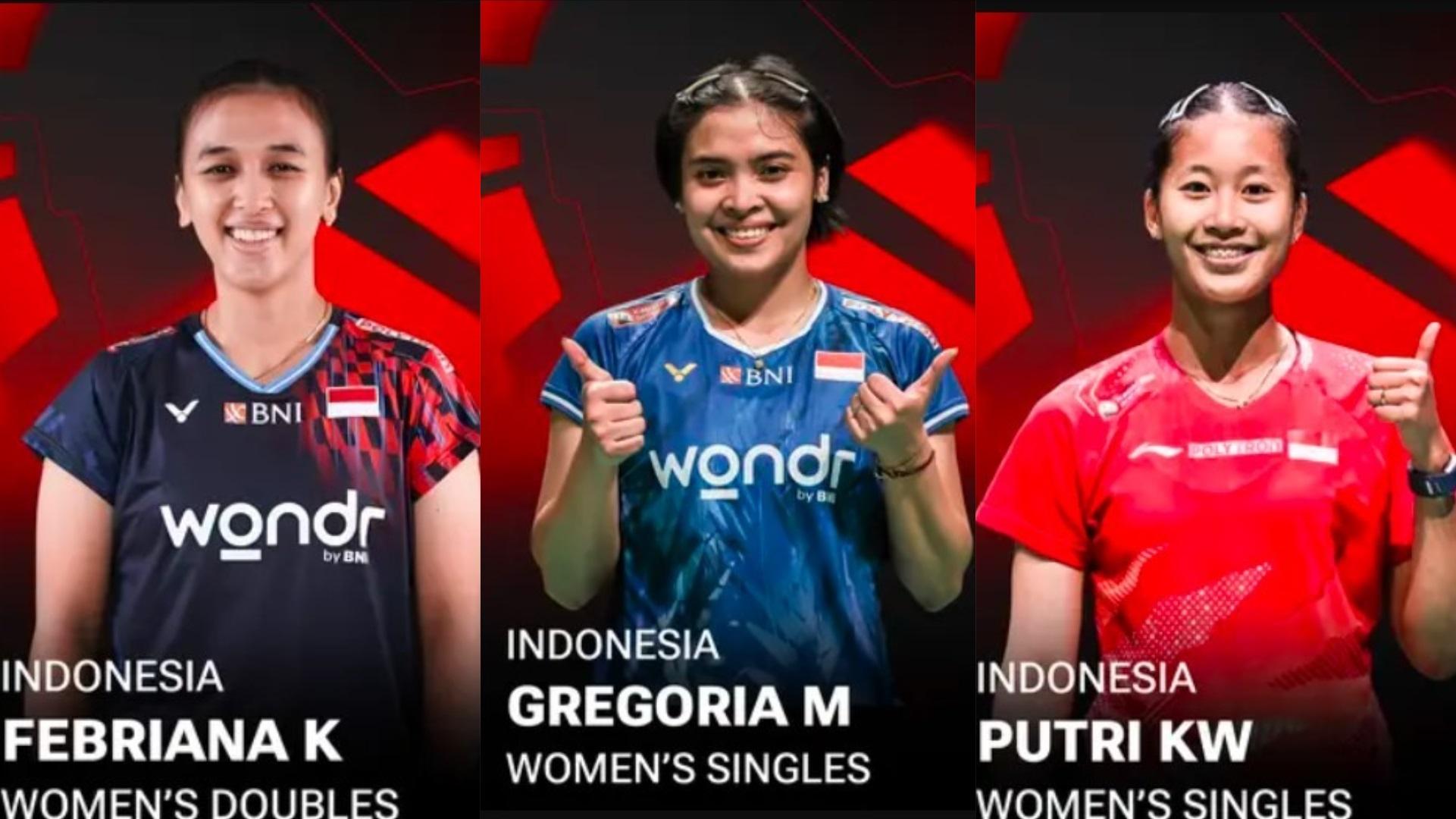 Jadwal 8 Besar Terbaru di Piala Uber 2026 Indonesia vs Denmark Malam Jam 23.00 WIB
