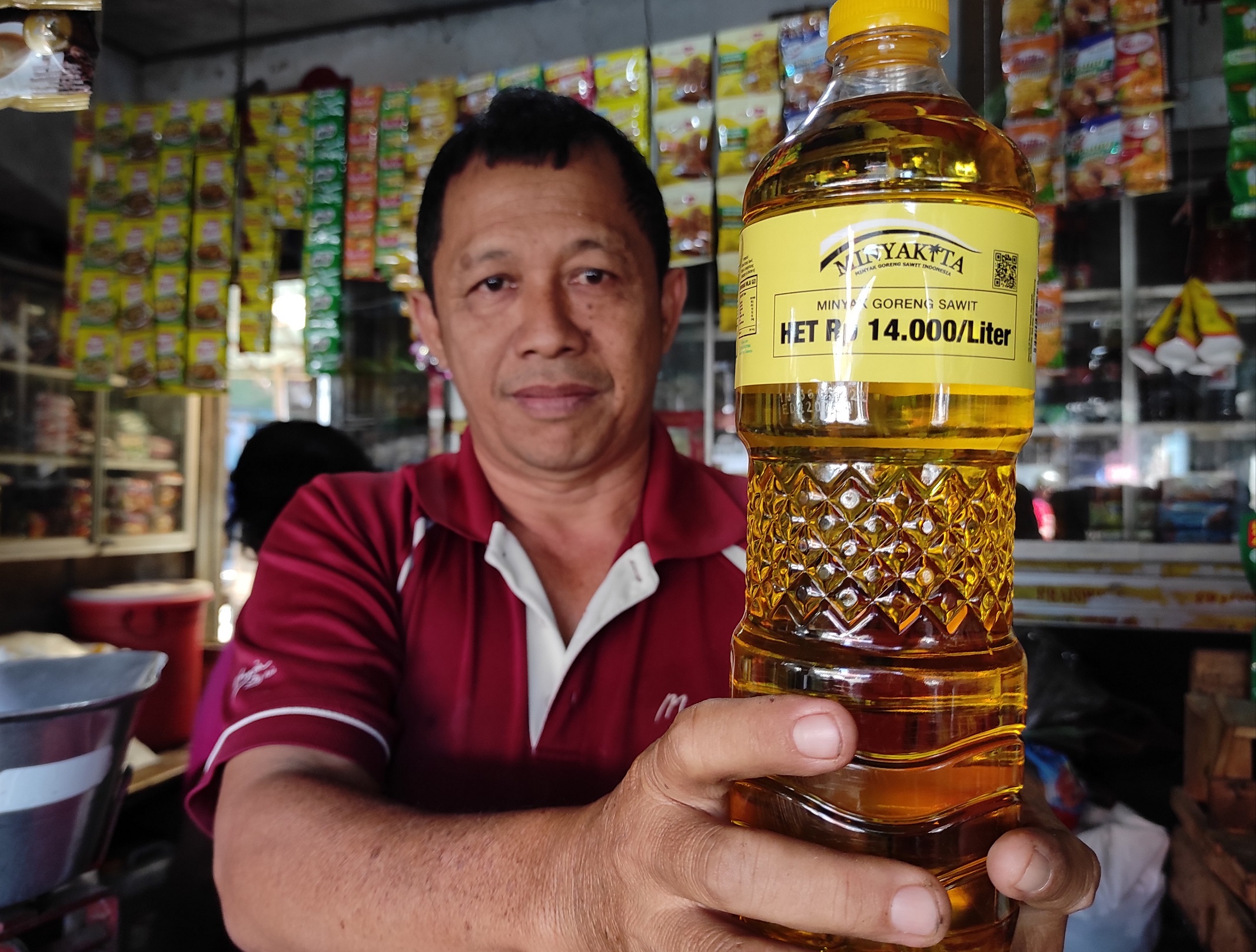 Hore! Harga Minyak Goreng di Kota Blitar Mulai Turun Berkisar Rp 14 Ribu/ Liter
