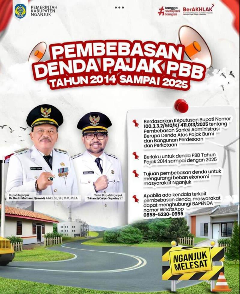 Pemkab-Nganjuk-bebaskan-denda-PBB.jpg