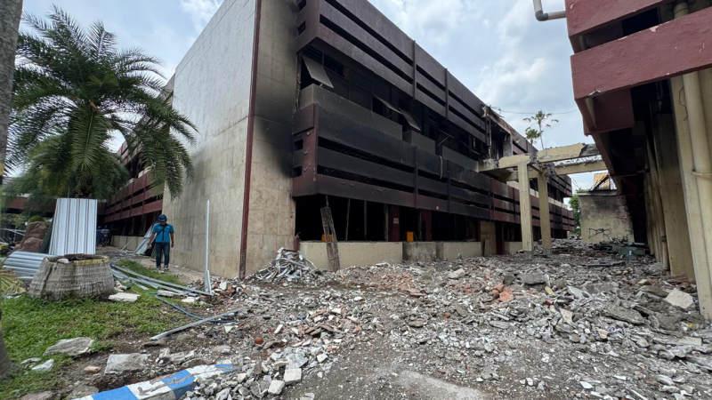 Gedung Sekda, Bupati, dan DPRD Kabupaten Kediri Mulai Direhab Pasca Kerusuhan, Target Rampung 2026