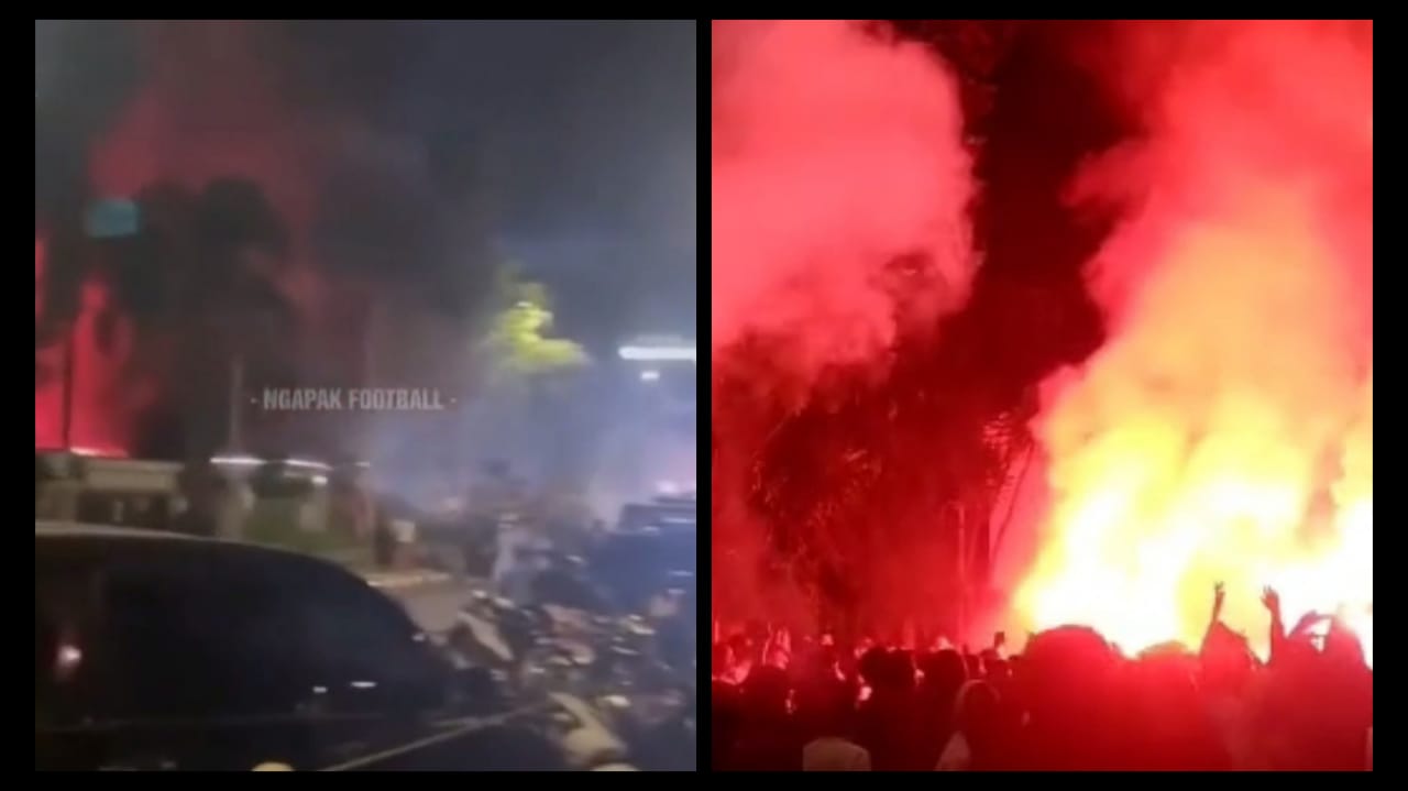 Kecewa Persela Terdegradasi ke Liga 2, Pendukung LA Mania Geruduk Rumah Dinas Bupati Yuhronur Efendi