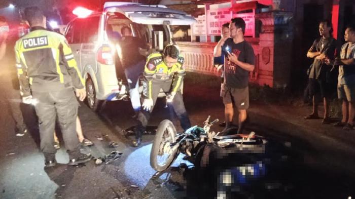 Tabrakan 2 Motor di Loderesan Tulungagung Sebabkan 2 Orang Meninggal Dunia