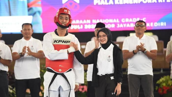 2.241 Atlet Taekwondo Bertarung di Piala Kemenpora RI 2025 di Kota Kediri