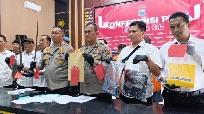 Polres Blitar Kota Ungkap 12 Kasus Kriminalitas selama Operasi Pekat 2025