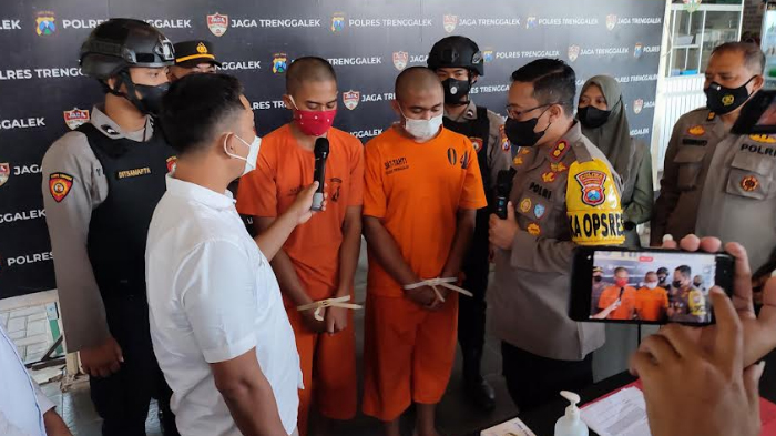 Polisi Bekuk 2 Pelaku Kekerasan Seksual Pada Anak di Trenggalek yang Cekoki Korban Sebelum Beraksi