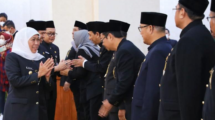 11 Pejabat Eselon II Pemprov Jatim Dilantik Khofifah Hari ini, Berikut Daftarnya