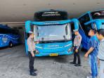 Cegah Kecelakaan Seperti di Lumbang Probolinggo, Satlantas Polres Kediri Gelar Ramp Check Bus WIsata