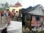 Angin Kencang Terjang Wilayah Besowo Kepung Kediri, 46 Rumah Warga Terdampak