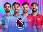 Jadwal Lengkap Premier League 13-14 Sept 2025 Live SCTV Man City vs MU, Arsenal, Liverpool, Chelsea
