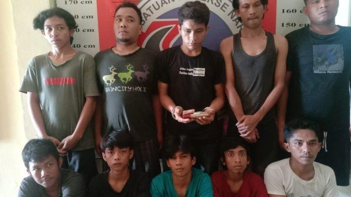 Gerebek Sarang Narkoba, Bandar dan 9 Pengguna Ditangkap di Pasar Ujung Batu