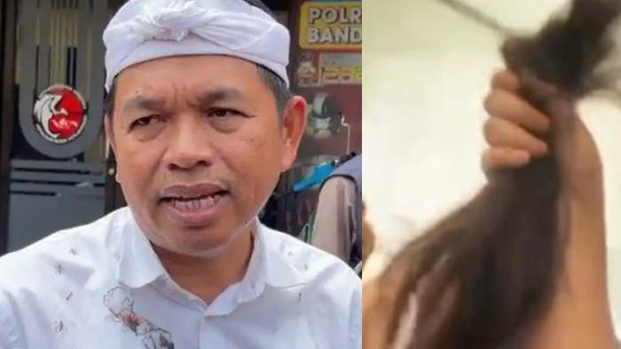 BAWA KE SALON - Foto dokumentasi Gubernur Jawa Barat Dedi Mulyadi. Gubernur Jawa Barat, Dedi Mulyadi, mengaku telah membawa 18 siswi SMKN 2 Garut yang rambutnya dirazia guru ke salon untuk dirapikan.