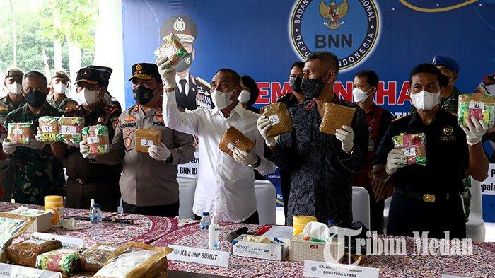 Berita Foto: Memperingati HANI, BNNP Sumut Musnahkan Narkotika Jenis Sabu Seberat 32 Kilogram - 27062022_PERINGATI_HANI_DANIL_SIREGAR_2jpg.jpg