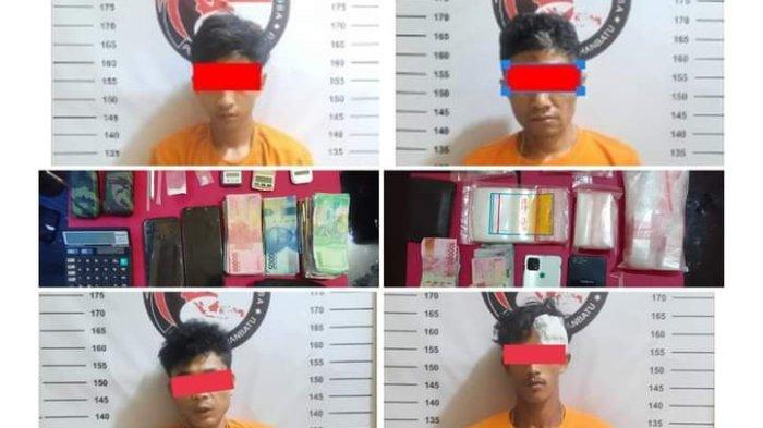 Berita Populer, 4 Pria Diamankan saat Penggerebekan Narkoba, Polda Diduga Konsumsi Narkoba