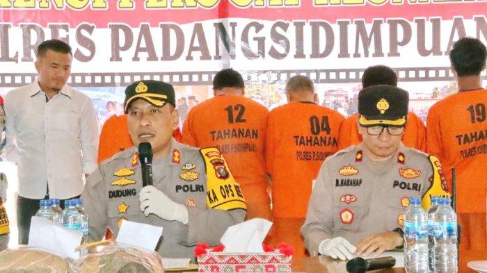 10 Bulan Terakhir, Kapolres Padangsidimpuan Ungkp Berbagai Kasus Narkoba