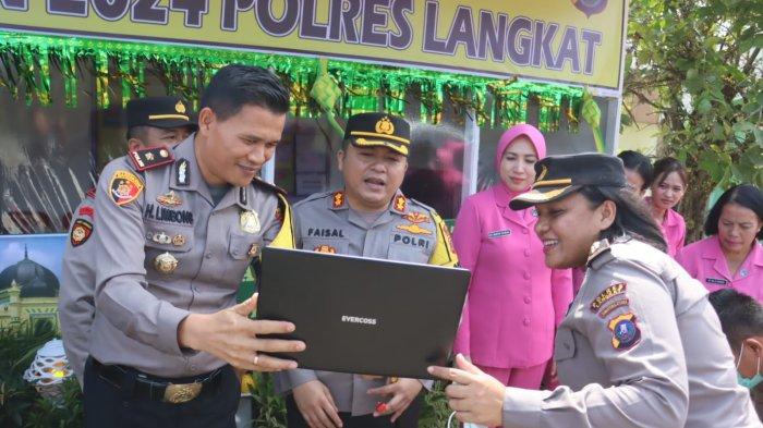 Kapolres Langkat Cek Pos Pelayanan Operasi Ketupat Toba 2024