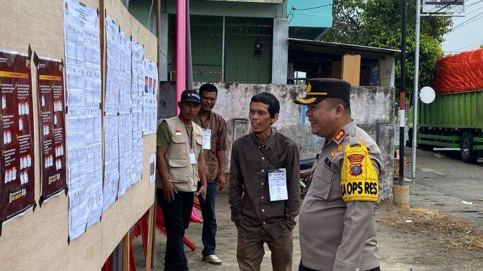 Kapolres Langkat Turun Langsung Cek Pengamanan di TPS