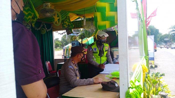 Sehari Sebelum IDUL FITRI, Wakapolrestabes Medan Cek Pos PAM Tuntungan
