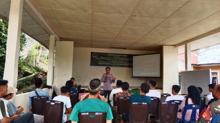 Humas Polres Simalungun Beri Penyuluhan Tentang UU KUHP Kepada Masyarakat