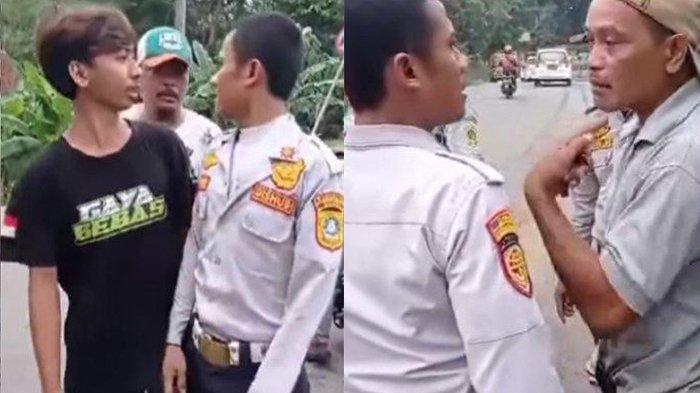 AKSI Sok Jago Sopir Truk Tambang Sengaja Tabrak Petugas Dishub, Ancam Jika Bertemu Lagi