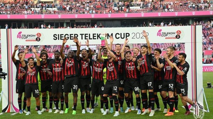 HASIL Laga Pramusim - Giroud Borong Gol AC Milan, Rossoneri Taklukkan FC Koeln di Telekom Cup