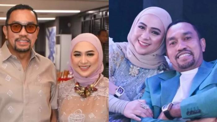 MESRA- Ahmad Sahroni dan istrinya Feby Belinda yang selalu tampil mesra. Selama menikah, keduanya dikaruniai dua orang anak.