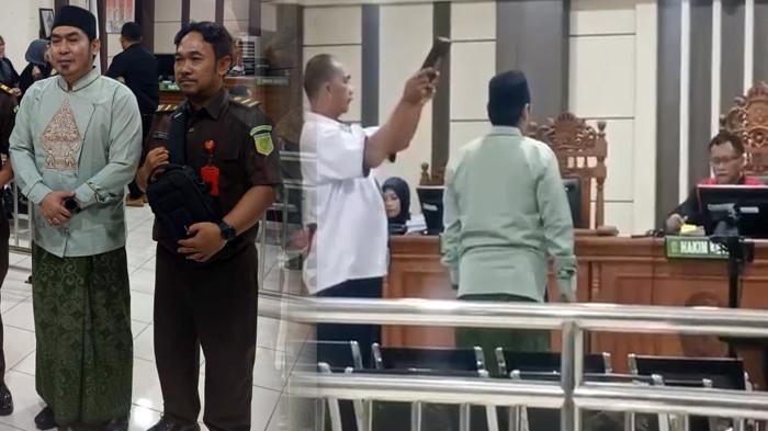 Ahmad Yazid Basyaiban atau Gus Yazid hadir sebagai saksi di Pengadilan Tindak Pidana Korupsi (Tipikor) Semarang. (Istimewa)