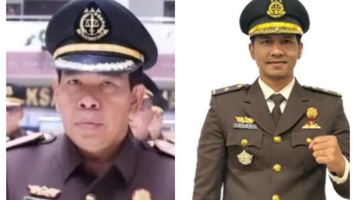 DIAMANKAN KEJAGUNG Kejaksaan Agung RI tangani perkara yang menjerat Amriyata (kiri) dan Aguinaldo (kanan) 