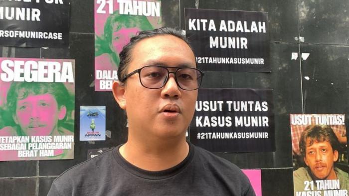 ANDRIE YUNUS - Wakil Koordinator Bidang Eksternal KontraS Andrie Yunus saat ditemui di Gedung YLBHI, Jakarta Pusat, Senin (8/9/2025).