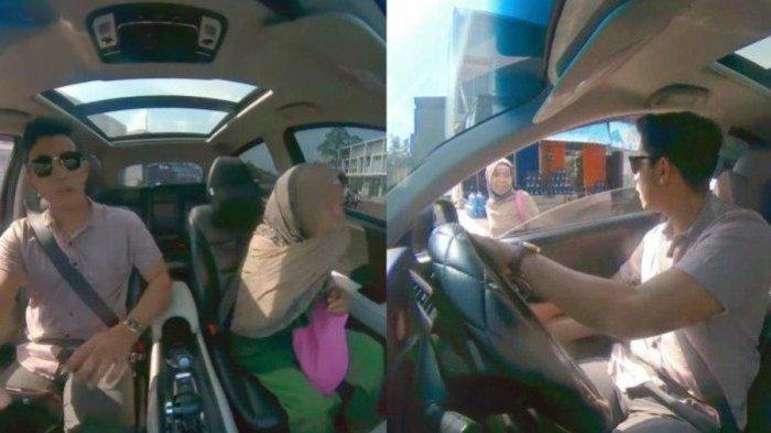Viral, Pria Antarkan Pulang ibu Tukang Sapu Naik Mobil, Bermula Tak Tega Lihatnya Jalan Siang Bolong