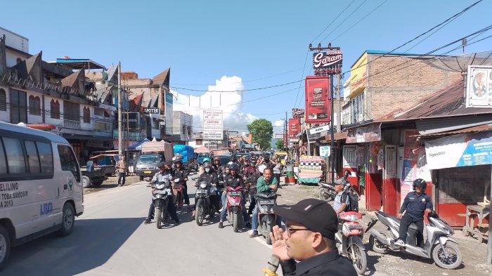 Mewakili Kapolres, Kapolsek Balige Apel Siaga dan Road Show Satu Tahun Menuju Pemilu 2024