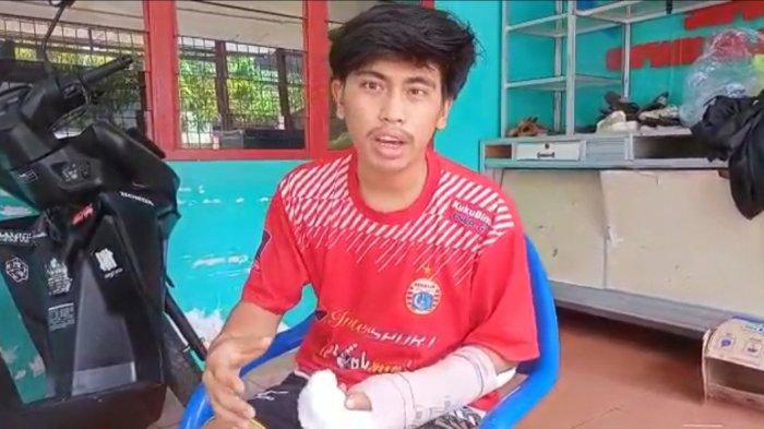 Derita Ariandi Tampubolon, Bersimbah Darah dan Kuping Nyaris Putus usai Diserang Geng Motor di Medan