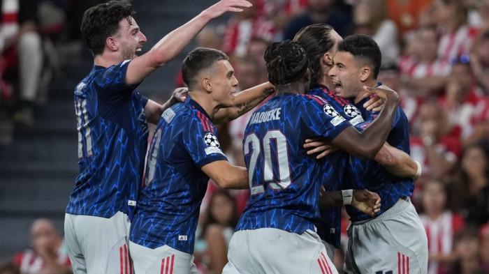 Arsenal di liga champions away