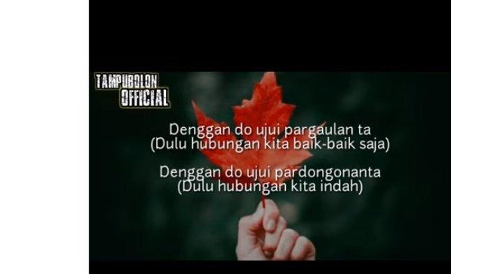 Terjemahan Lirik Lagu Batak Percuma Do, Dipopulerkan De Fama Trio