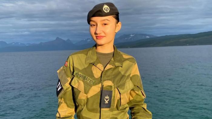 Ayu Kynbraten tentara wanita Norwegia