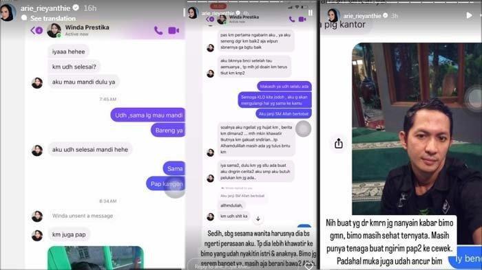 ISI Chat Mesum Bimo Aryo Goda Cewek di FB Dikuak Arie Rieyanthie, Ketahuan Ajak Cewek Mandi Bareng