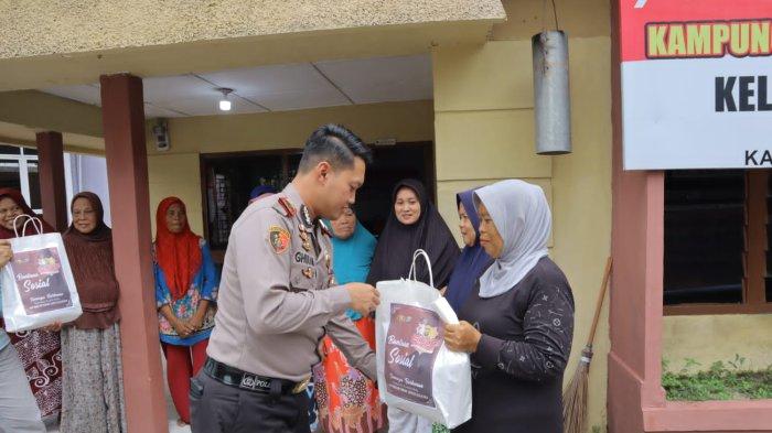 Kampung Bebas Narkoba Polsek Kualuh Hulu Gelar Bakti Sosial