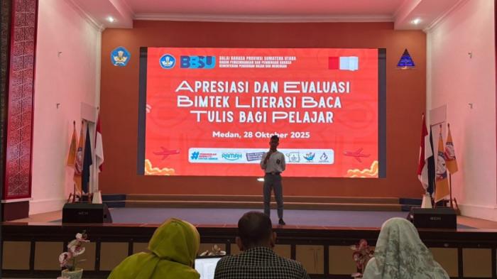 641 Pelajar Sumut Unjuk Kemampuan Literasi di Puncak Bimtek Balai Bahasa Sumut