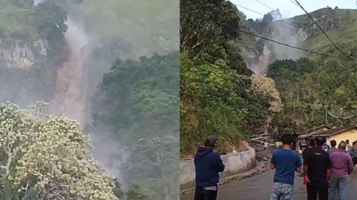 DETIK-DETIK Banjir Bandang di Haranggaol, Air Deras Turun dari Bukit, Dua Rumah Hanyut ke Danau Toba