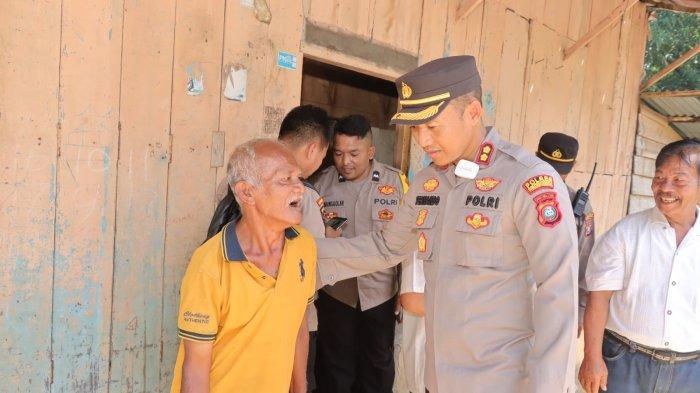 Polres Siantar Berikan Bansos Kepada Masyarakat yang Membutuhkan