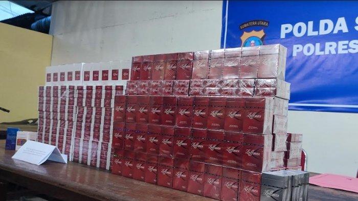 Tersangka yang Ditangkap di Dairi Ngaku Bisa Jual 1000 Bungkus Rokok Ilegal Setiap Bulannya
