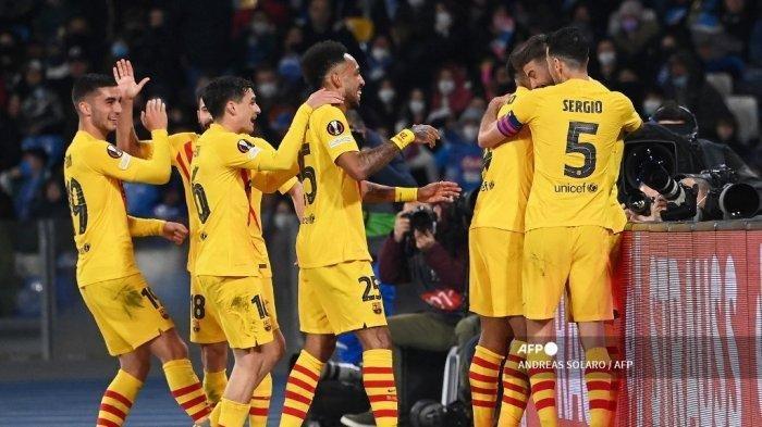 Drawing Liga Europa - Barcelona Bentrok Frankfurt, Barca Favorit ke Semifinal, Potensi Aubameyang