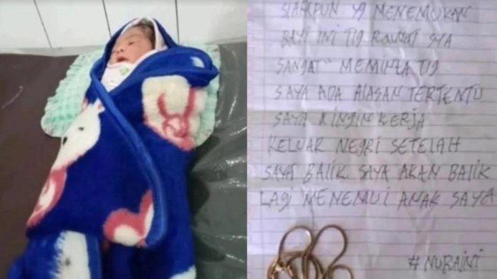 Viral Temuan Bayi di Pinggir Jalan yang Dibuang Orangtuanya, Ada Kalung Emas dan Surat Wasiat