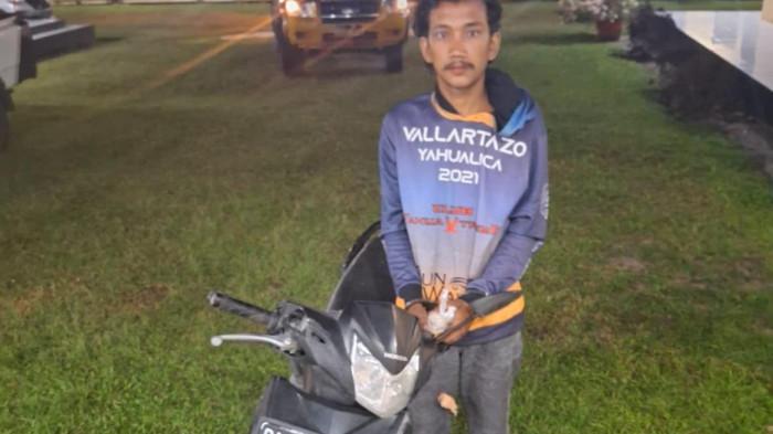 Polsek Tanah Jawa Amankan Diduga Pelaku Penggelapan Sepeda Motor di Hatonduhan