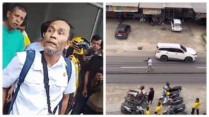 AKSI HEROIK Bripka Agus Simanjuntak Baku Tembak vs 3 Pelaku Curanmor di Jalanan, Tuai Pujian Warga