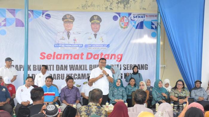 Bupati Deli Serdang Laksanakan Kunker Program Bupati Bekerja Bertemu Rakyat di Kec. Batang Kuis