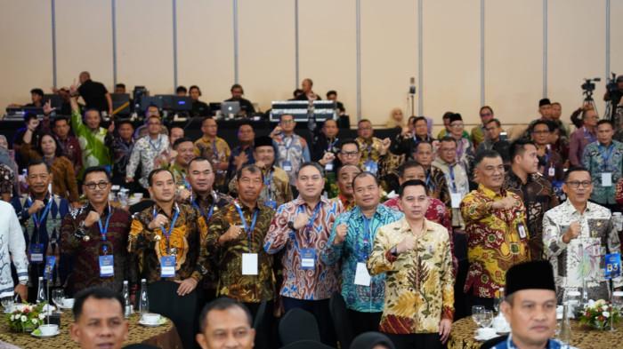 Bupati Franc Bernhard Tumanggor di Palembang