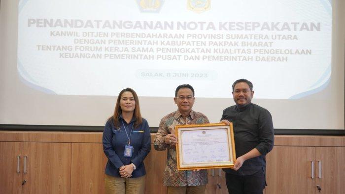 Kakanwil Ditjen Perbendaharaan Provinsi Sumut Puji Keberhasilan Pakpak Bharat Peroleh DID Rp 34 M