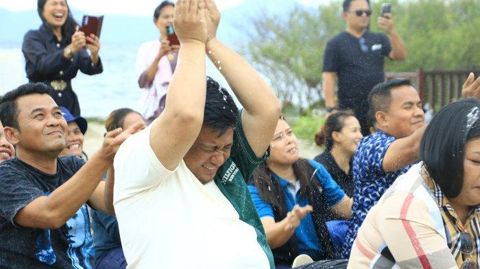 Gelar Family Gathering, Bupati Samosir Outbond Bersama Kades, Camat dan Lurah se-Kabupaten Samosir