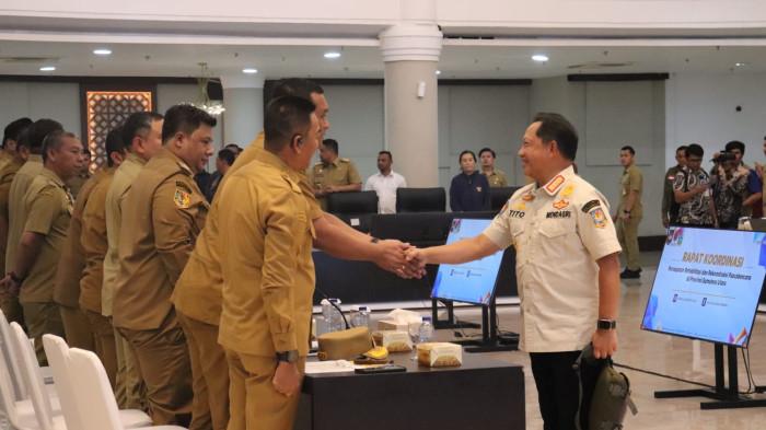 Bupati Toba Hadiri Rakor Percepatan