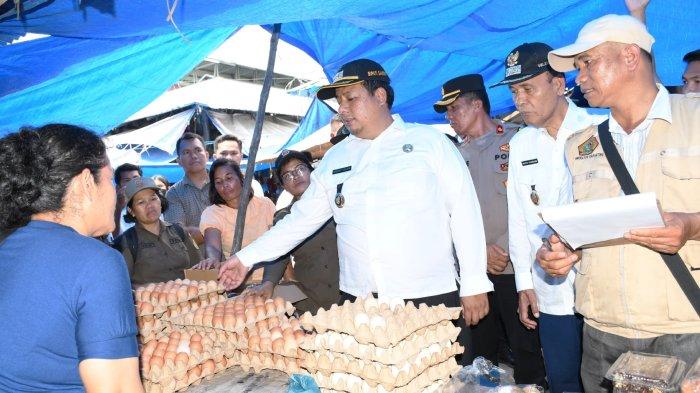 Pemkab Samosir Monitoring Harga Pangan di Pasar Sekalian Pastikan Ketersediaan Pangan
